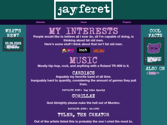 interests screenshot