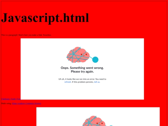javaScript screenshot