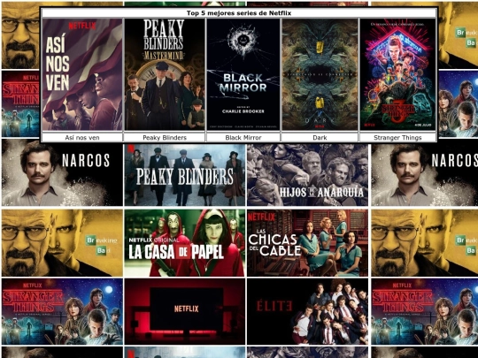 Práctica10/Netflix screenshot