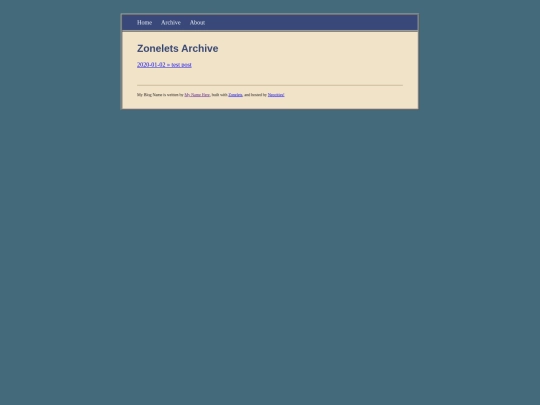 archive screenshot