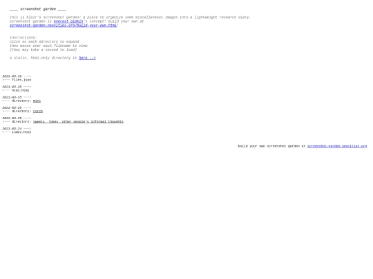 index screenshot