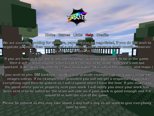 help screenshot