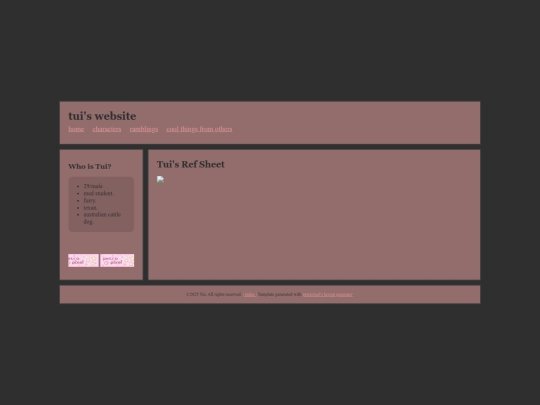 refsheet screenshot