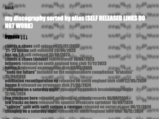 discography screenshot