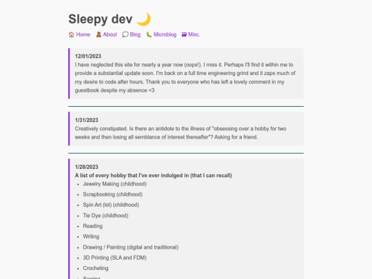microblog screenshot
