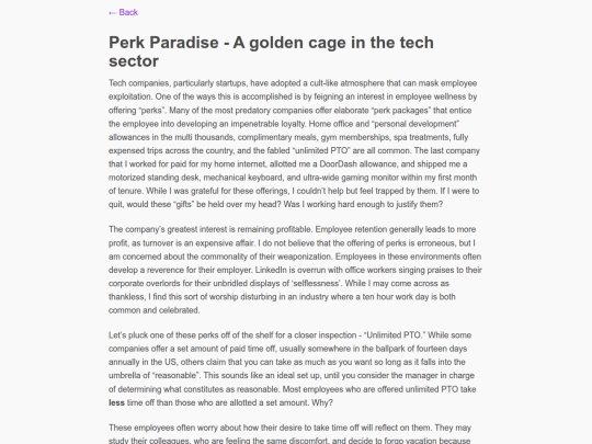posts/Perk Paradise - A golden cage in the tech sector screenshot