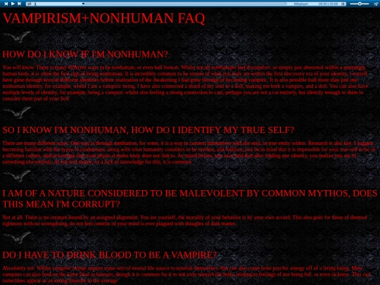 info screenshot
