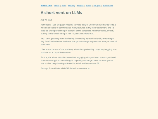 weblog/2025-08-06-a-short-vent-on-llms screenshot