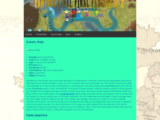 player-characters screenshot