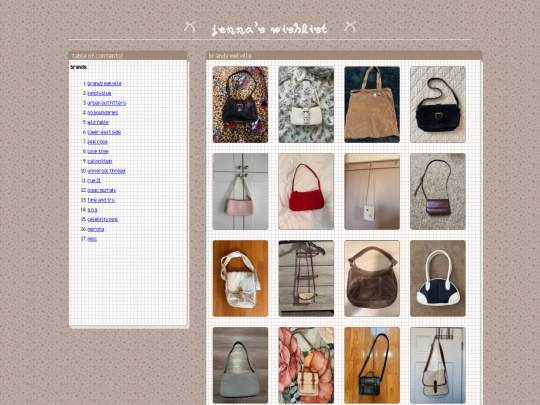 wishlist-clothes screenshot