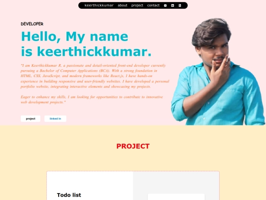 portfolio screenshot