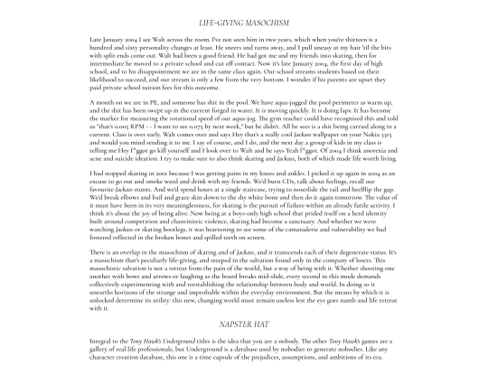 writing-art/tonyhawksunderground2 screenshot