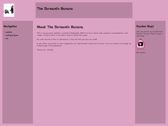 aboutsite screenshot