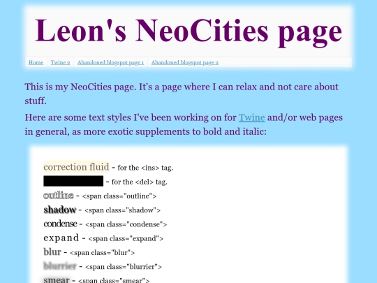 index screenshot