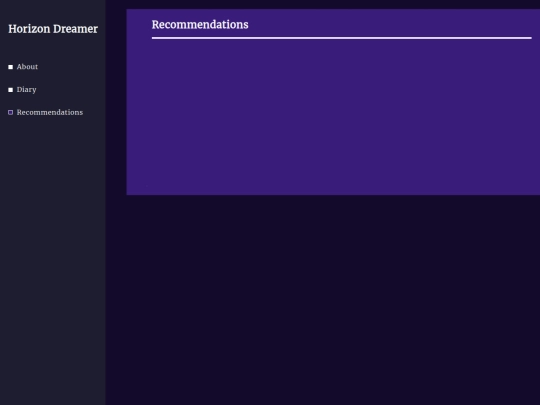 recommendations screenshot
