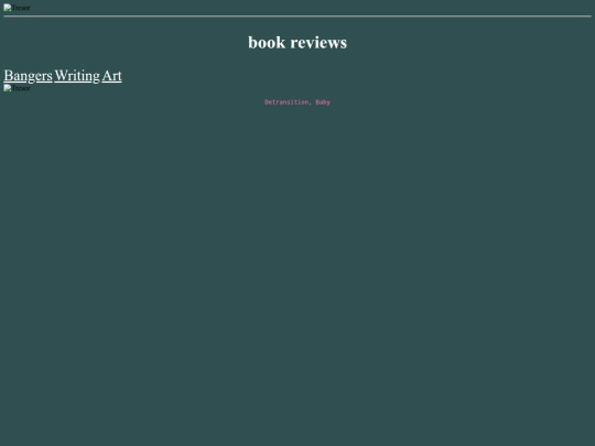 book_reviews screenshot