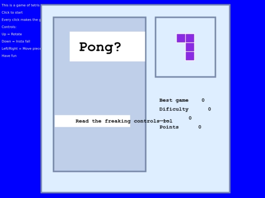 tetris screenshot