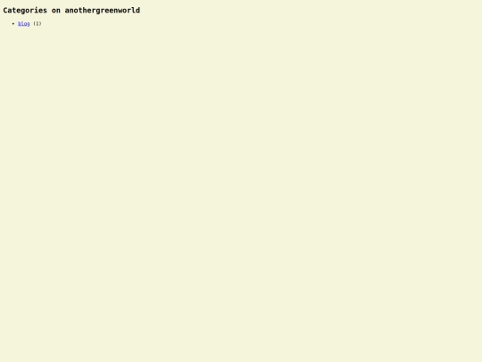 categories screenshot
