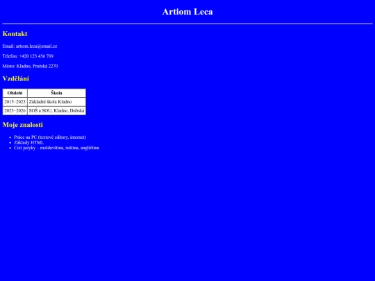 index screenshot