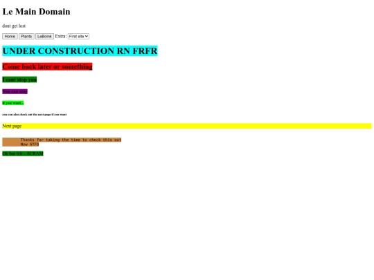 Testmainpage screenshot