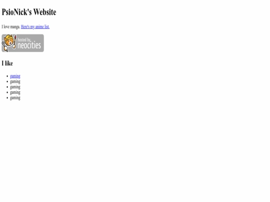 index screenshot