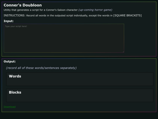 utils/conners_doubloon screenshot