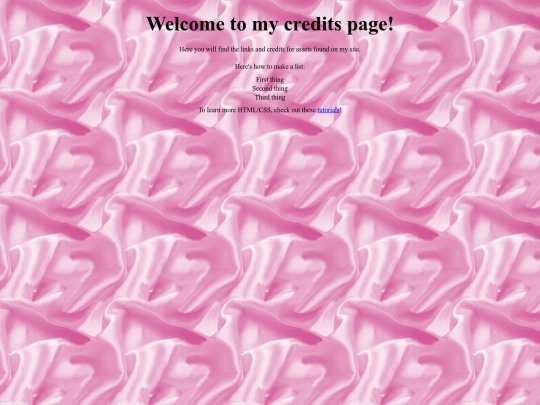 credits screenshot