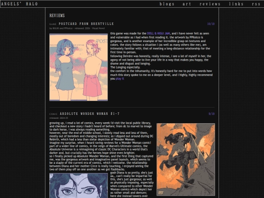 archive/reviews/recent screenshot