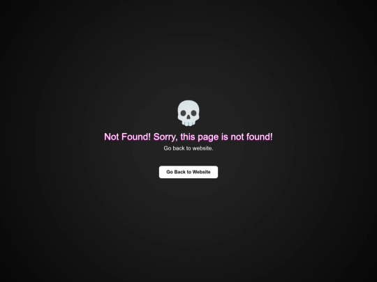 not_found screenshot