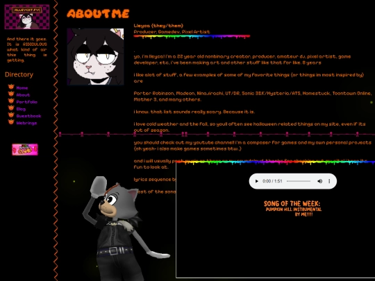 aboutme screenshot