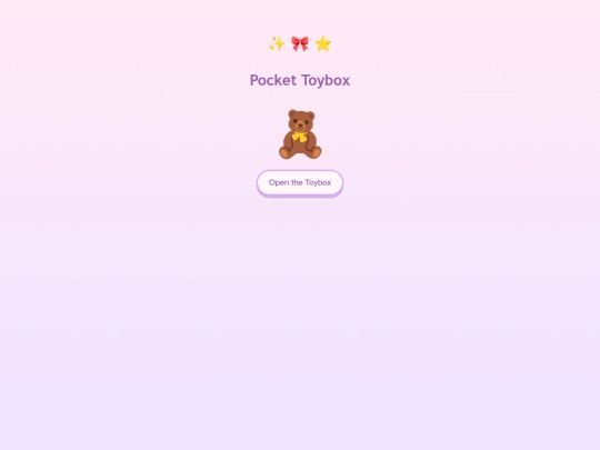 pockettoybox screenshot