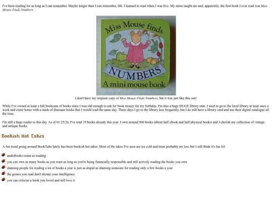 media/books screenshot