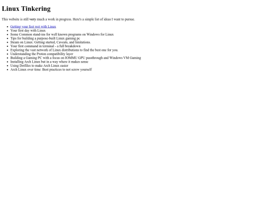 index screenshot