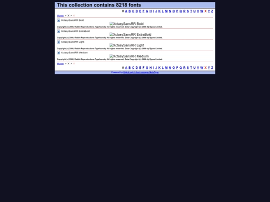 fonts-x-1 screenshot