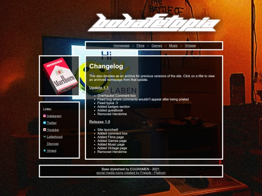 changelog screenshot