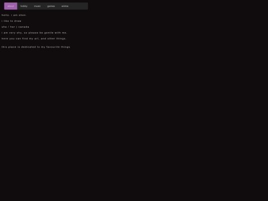 aboutme screenshot