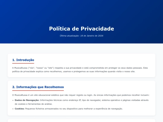 privacidade screenshot