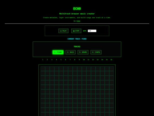 echo screenshot