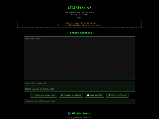 gigasitesv2 screenshot