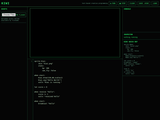 kiwi screenshot