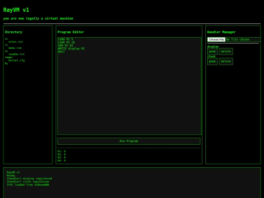 rayvm screenshot