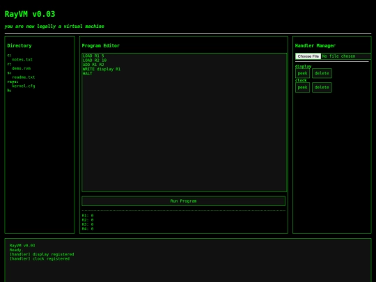rvm screenshot