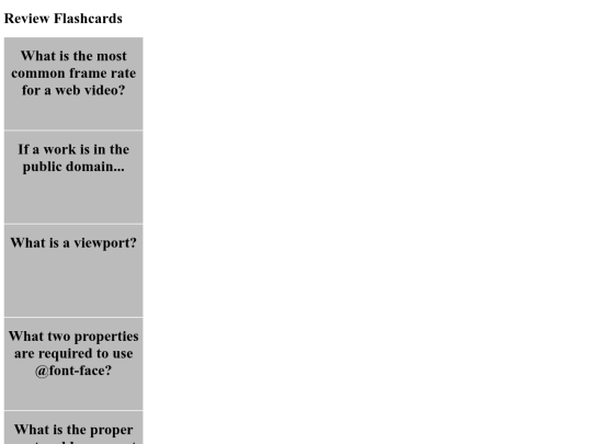 Documents/flashcardassignment screenshot