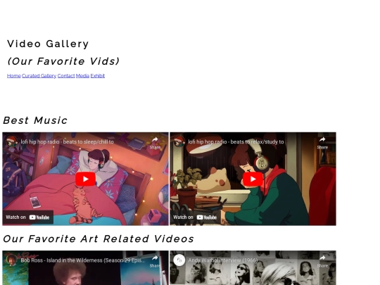 final project/videogallery screenshot