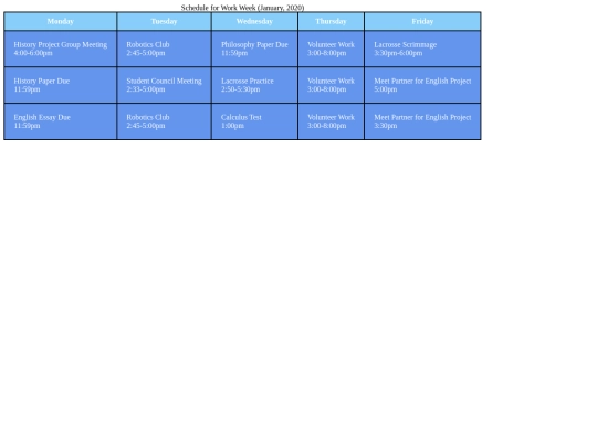 stylishschedule screenshot