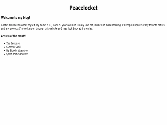 index screenshot