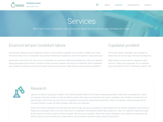 services screenshot
