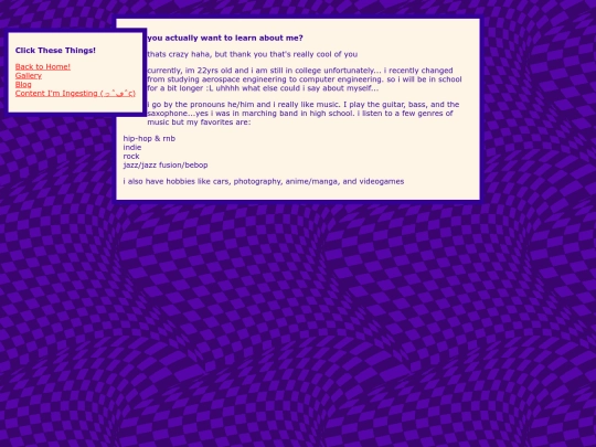 aboutme screenshot