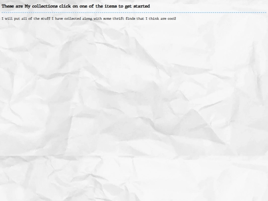 Collections-stuff/Collections-front screenshot
