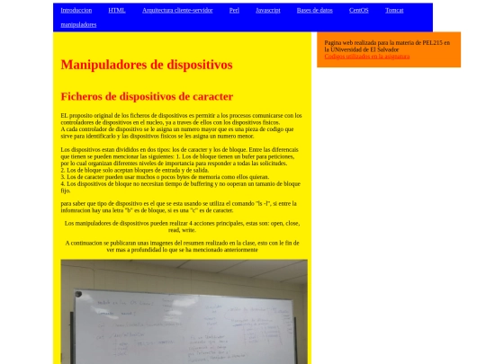 Manipuladores screenshot